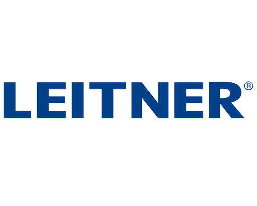 Blaues Logo mit dem Schriftzug „LEITNER“ in Großbuchstaben auf weißem Hintergrund. Rechts oben befindet sich ein eingekreistes ®-Symbol.